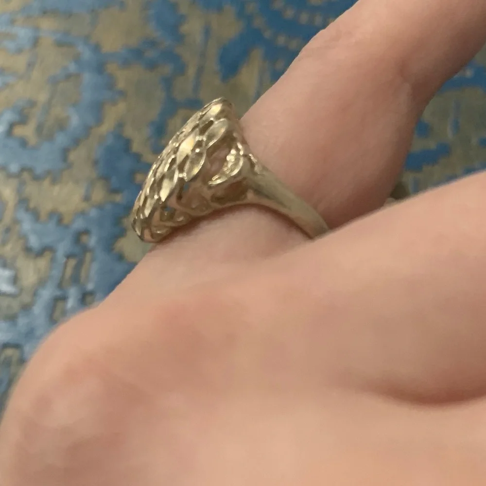 925 Diamond Cut Ring - Picture 2 of 5